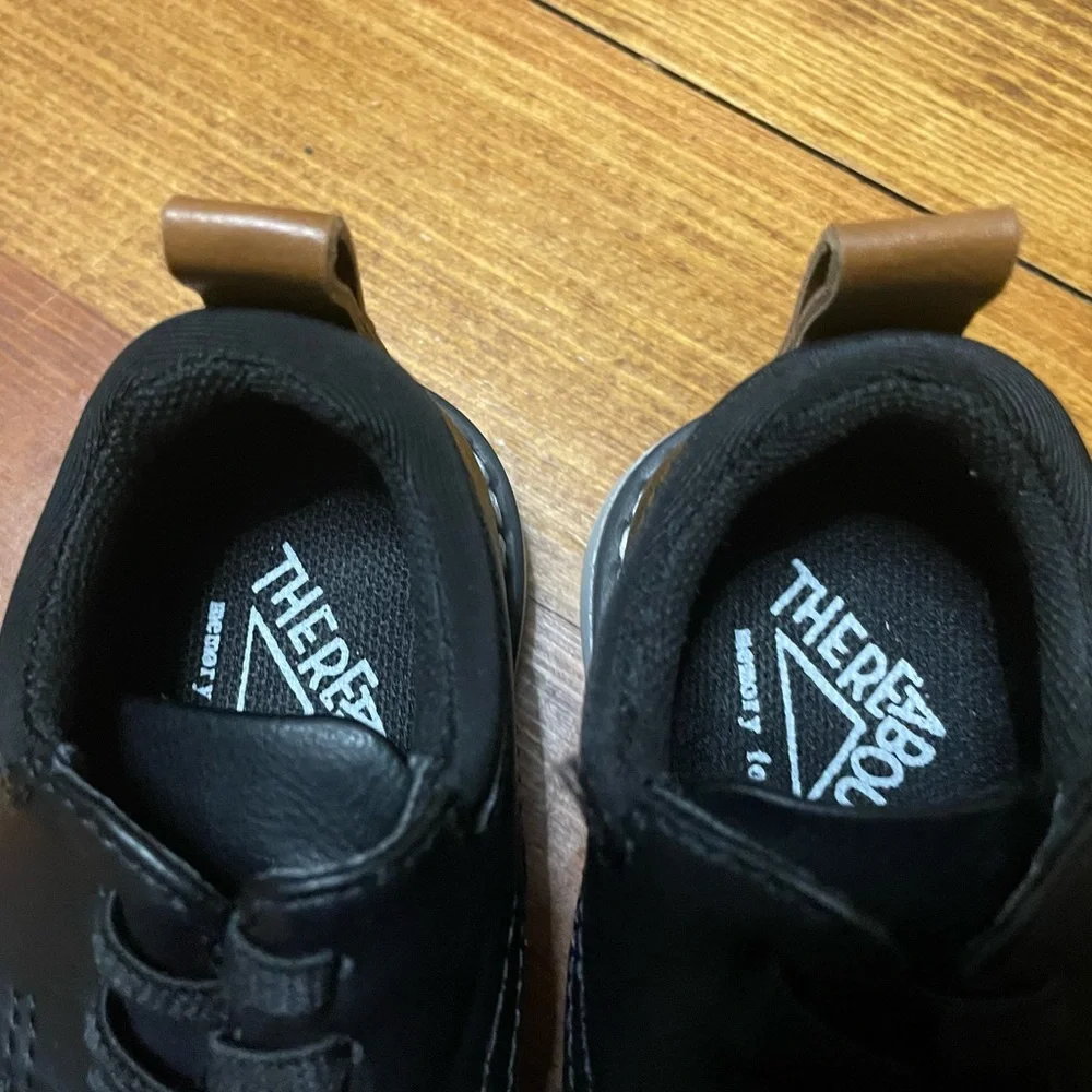 Thereabouts Toddler Black Lace-Up Dress Shoes Size 5